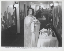 Maggie Smith 1978 original 8x10 inch photo bagel in mouth California Suite