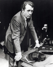 Patrick McGoohan original 7x9 inch TV photo 1969 Koroshi Danger Man snipe verso