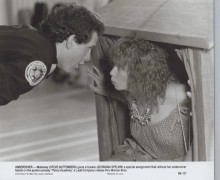 Police Academy 1984 original 8x10 inch photo Steve Guttenberg & Georgina Spelvin