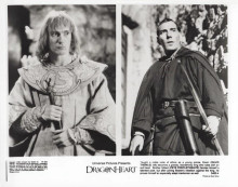 Dragon Heart 1996 original 8x10 inch photo David Thewlis & Pete Postlethwaite