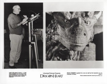 Dragon Heart 1996 original 8x10 inch photo Sean Connery & Dragon voice recording
