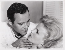 Days of Wine and Roses Jack Lemmon tender scene Lee Remick 7x9 inch photo