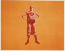 Superman TV series vintage 8x10 inch photo George Reeves in classic pose