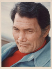 Bronk 1975 TV series original 7x9 inch TV photo Jack Palance snipe on back