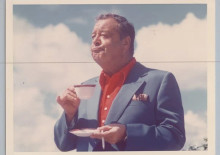Jackie Gleason CBS original 7x9 inch TV photo Jackie Gleason Inverrary Classic