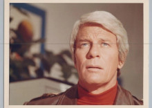 Mission Impossible 1970 original 7x9 inch TV photo Peter Graves snipe on back