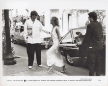 The Specialist 1994 original 8x10 inch photo Sharon Stone exits car Eric Roberts
