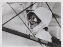 Barbra Streisand 1975 original 8x10 inch photo Funny Lady in bi-plane scene