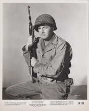 Don Taylor 1956 original 8x10 inch photo The Bold And The Brave holding rifle