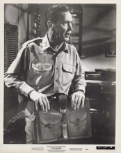 Barry Sullivan 1964 original 8x10 inch photo Man in the Middle holding briefcase