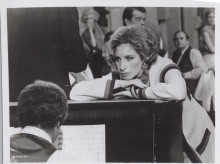 Barbra Streisand leans on piano 1975 original 8x10 inch photo Funny Lady