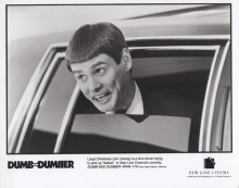 Dumb and Dumber 1994 original 8x10 inch photo Jim Carrey as limo driver