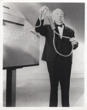 Alfred Hitchcock Presents TV series vintage 8x10 inch photo Hitch with rope