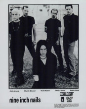Nine Inch Nails 1995 vintage 8x10 inch photo promotional record label