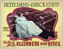 This is an image of Vintage Reproduction Lobby Card of The Private Lives of Elizabeth and Essex 295016
