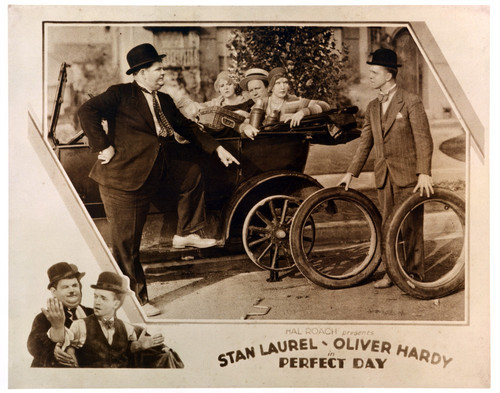 This is an image of Vintage Reproduction Lobby Card of Perfect Day 295018