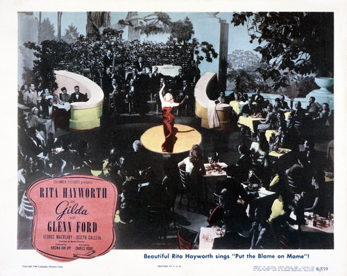 This is an image of Vintage Reproduction Lobby Card of Gilda 295025