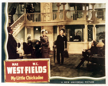 This is an image of Vintage Reproduction Lobby Card of My Little Chickadee 295033