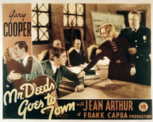This is an image of Vintage Reproduction Lobby Card of Mr. Deeds Goes to Town 295039