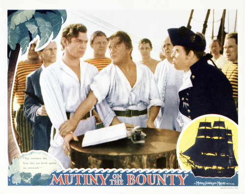 This is an image of Vintage Reproduction Lobby Card of Mutiny on the Bounty 295238