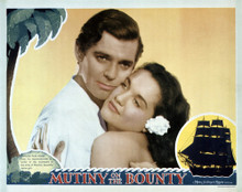 This is an image of Vintage Reproduction Lobby Card of Mutiny on the Bounty 295240