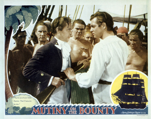 This is an image of Vintage Reproduction Lobby Card of Mutiny on the Bounty 295241