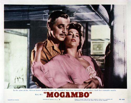 This is an image of Vintage Reproduction Lobby Card of Mogambo 295244