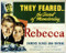 This is an image of Vintage Reproduction Lobby Card of Rebecca 295251