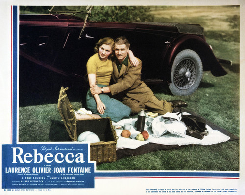 This is an image of Vintage Reproduction Lobby Card of Rebecca 295253