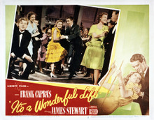 This is an image of Vintage Reproduction Lobby Card of Its a Wonderful Life 295257