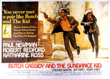 This is an image of Vintage Reproduction Lobby Card of Butch Cassidy and the Sundance Kid 295845