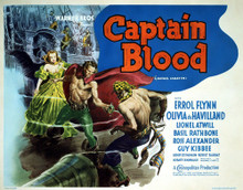 This is an image of Vintage Reproduction Lobby Card of Captain Blood 295852