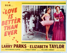 This is an image of Vintage Reproduction Lobby Card of Love is Better Than Ever 296209