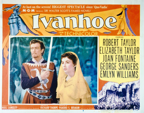 This is an image of Vintage Reproduction Lobby Card of Ivanhoe 296222