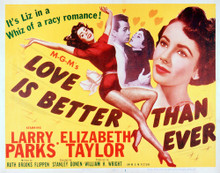 This is an image of Vintage Reproduction Lobby Card of Love is Better Than Ever 296225