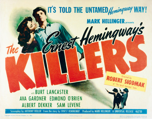This is an image of Vintage Reproduction Lobby Card of The Killers 1946 296228