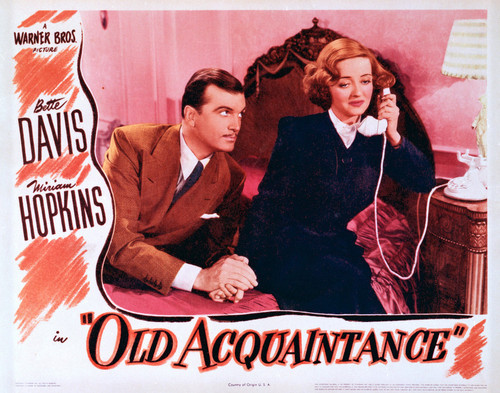 This is an image of Vintage Reproduction Lobby Card of Old Acquaintence 296236
