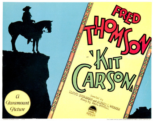 This is an image of Vintage Reproduction Lobby Card of Kit Carson 296242