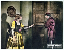 This is an image of Vintage Reproduction Lobby Card of The Mask of Zorro 296244