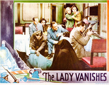 This is an image of Vintage Reproduction Lobby Card of The Lady Vanishes 296250