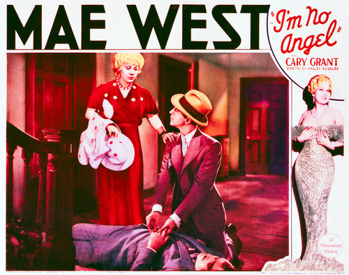 This is an image of Vintage Reproduction Lobby Card of I'm No Angel 296251