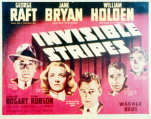 This is an image of Vintage Reproduction Lobby Card of Invisible Stripes 296258