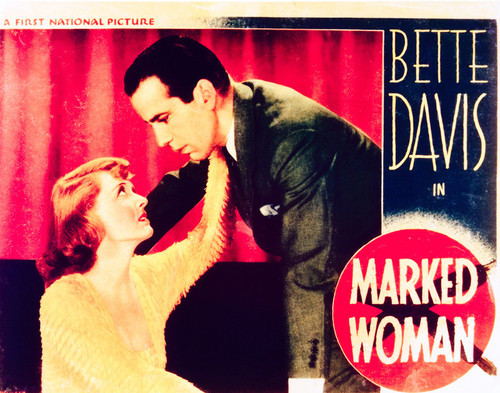This is an image of Vintage Reproduction Lobby Card of Marked Woman 296259