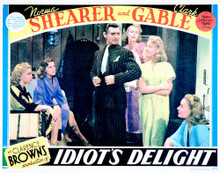 This is an image of Vintage Reproduction Lobby Card of Idiot's Delight 296261