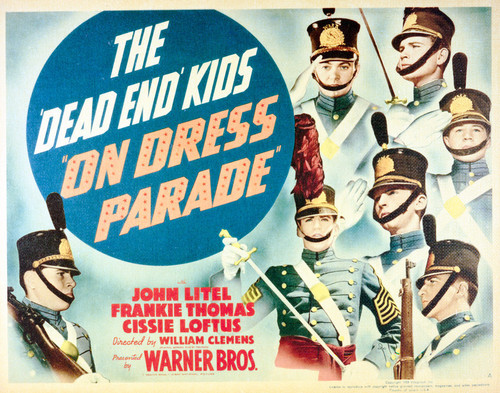 This is an image of Vintage Reproduction Lobby Card of The Dead End Kids on Dress Parade 296262