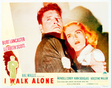This is an image of Vintage Reproduction Lobby Card of I Walk Alone 296263
