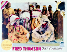 This is an image of Vintage Reproduction Lobby Card of Kit Carson 296265