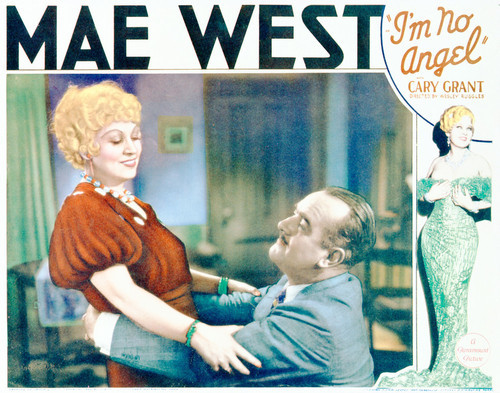 This is an image of Vintage Reproduction Lobby Card of I'm No Angel 296268