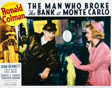This is an image of Vintage Reproduction Lobby Card of The Man Who Broke the Bank at Monte Carlo 296279