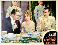 This is an image of Vintage Reproduction Lobby Card of One Romantic Night 296281